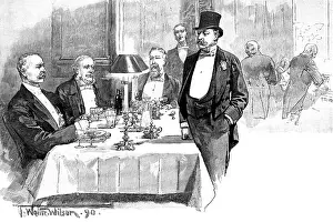 R Taylor Prints: The Dining-Room, Carlton Club, 1890. Creator: R. Taylor