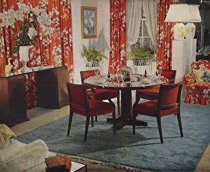 Dining Chair Prints: Dining-Room Designed By Hayes Marshall, 1939