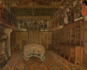 Frieze Prints: The Dining Room at the Home of the Artist Henri Leys