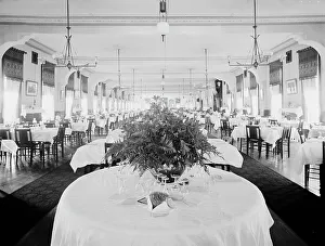 Dining Hall Prints: The Dining room, Hotel Kaaterskill