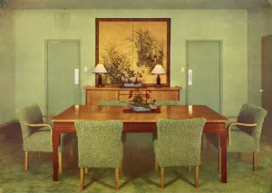 Cg Holme Gallery: The Dining-Room - Paul T. Frankl, Beverly Hills, California, 1941 Creator: Unknown