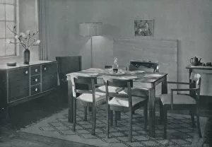 The Dining Room - Walnut and sycamore furniture, 1942