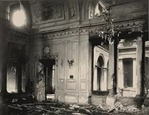 Romanov Collection: Dining room of the Winter Palace after the explosion, evening of February 17, 1880, 1880