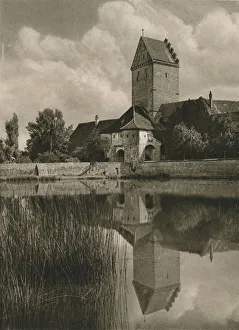 Franconia Prints: Dinkelsbuhl - Rothenburger Tor, 1931. Artist: Kurt Hielscher