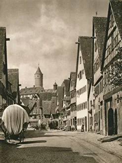 Franconia Prints: Dinkelsbuhl - Untere Schmiedgasse, 1931. Artist: Kurt Hielscher