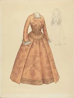 Trim Prints: Dinner Dress, 1935 / 1942. Creator: Hedwig Emanuel