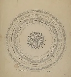 Dinner Plate, c. 1940. Creator: Edith Olney