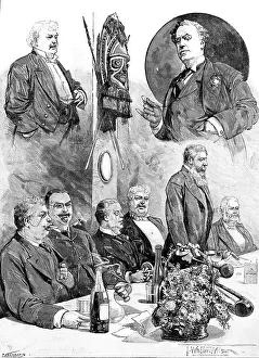 Businessmen Prints: Dinner at the Savage Club to Mr