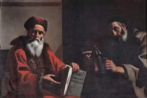 Diogenes and Plato, 1649. Artist: Preti, Mattia (1613-1699)