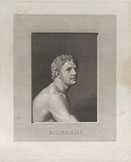 Heroism Collection: Diomedes, bust and shoulders, 1790-1800. Creator: Johann Heinrich Wilhelm Tischbein