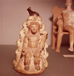 Dionysus in cave, Lekythos made in Athens, c350 BC