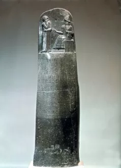 Diorite stele inscribed with the laws of Hammurabi, 18th century BC