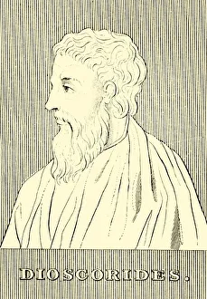 Pharmacologist Prints: Dioscorides, (c40-90 AD), 1830. Creator: Unknown
