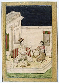 Dipaka (Light) Raga, Ragamala Album, School of Rajasthan, 19th century
