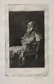 1838 1874 Prints: Diplomate. Creator: Mariano Fortuny y Carbo (Spanish, 1838-1874)