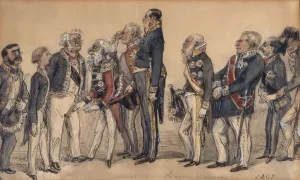 The Diplomatic Corps 1867'. Creator: Fritz von Dardel. The Diplomatic Corps 1867'. Creator: Fritz von Dardel