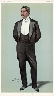 Print Collector10 Gallery: A Diplomatic Cousin Henry White, American diplomat, 1899.Artist: Spy