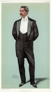 A Diplomatic Cousin Henry White, American diplomat, 1899.Artist: Spy A Diplomatic Cousin Henry White, American diplomat, 1899.Artist: Spy