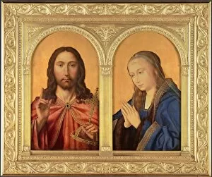 Christ The Saviour Gallery: Diptych: Christ and the Virgin, Between 1500 and 1550. Artist: Massys, Quentin (1466?1530)