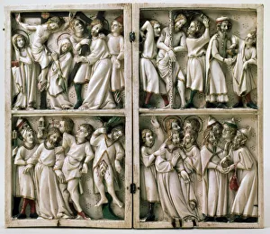 Diptych with Gospel Subjects, end of 14th century