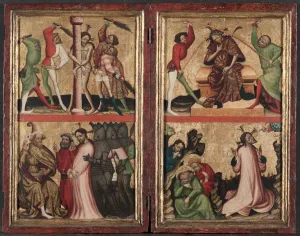 Styria Prints: Diptych with the Passion of Christ, c. 1400. Creator: Unknown