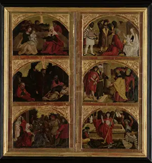 Life Event Prints: Diptych with Scenes from the Life of Christ, 2nd quarter of 16th century. Creator: Unknown