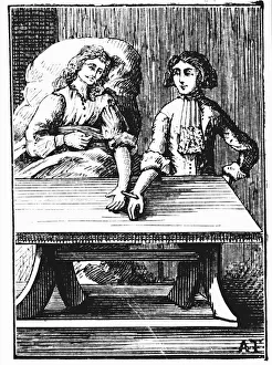Blood Transfusion Prints: Direct person-to-person blood transfusion performed at the wrist, 1679