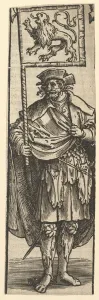 Lucas Jacobsz Prints: Dirk First Count of Holland, 1517. Creator: Lucas van Leyden