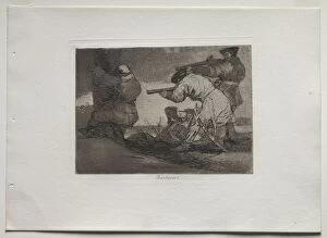 And Engraving Gallery: Disasters of War: Barbarians!, 1810-1820. Creator: Francisco de Goya (Spanish, 1746-1828)