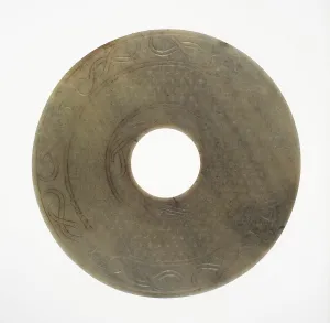 Zhou Dynasty Prints: Disc (bi), Eastern Zhou period or Western Han dynasty, 3rd / 2nd century B. C