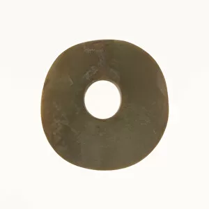 Prehistoric Gallery: Disc (bi), Neolithic period, 4th / 3rd millennium B.C. Creator: Unknown