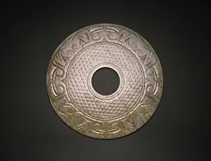 Jadejade Prints: Disc (bi), Western Han dynasty, 2nd / 1st century B. C. Creator: Unknown
