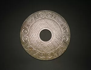 2nd Century Bc Collection: Disc (bi), Western Han dynasty, 2nd / 1st century B.C. Creator: Unknown