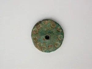 Disc Prints: Disc, Chariot Wheel, Geometric Period (800-700 BCE). Creator: Unknown
