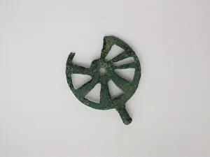 8th Century Bc Gallery: Disc with Flange, Geometric Period (800-600 BCE). Creator: Unknown