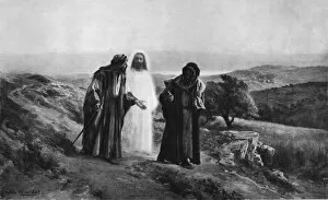 Disciple Gallery: Disciples at Emmaus, c1905, (1912). Artist: Eugene Alexis Girardet