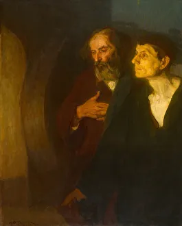 The Two Disciples at the Tomb, c. 1906. Creator: Henry Ossawa Tanner