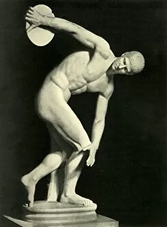 Statues Collection: The Discobolus of Myron, 1908. Creator: Unknown