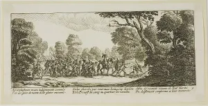 Callot Jacques Prints: Discovery of the Criminal Soldiers