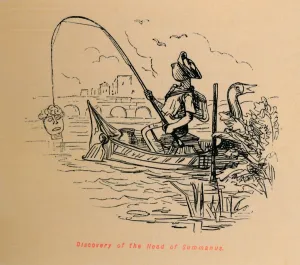Surprise Prints: Discovery of the Head of Summanus, 1852. Artist: John Leech