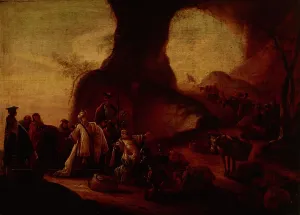 Israelite Prints: Discovery of Joseph's Silver Cup in Benjamin's Sack, c1640-1660