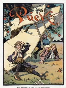 Apple Tree Prints: The Discovery of the Law of Gravitation, 1910