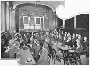 Radical Gallery: A discussion at the Eleusis Club, London, c1903 (1903)