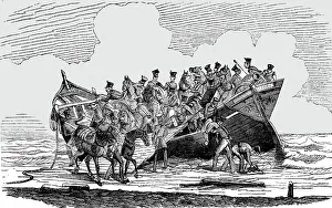Disembarkation Prints: Disembarkation of English Cavalry at the Crimea; The Expedition to the Crimea