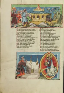 Survivor Prints: Disembarking from the Ark: The Sacrifice of Noah with God the Father in Majesty