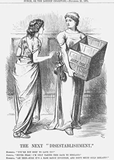 The Next Disestablishment, 1871. Artist: Joseph Swain