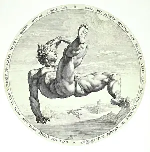 Goltzius Prints: The Four Disgracers: Icarus, 1588. Creator: Goltzius, Hendrick (1558-1617)