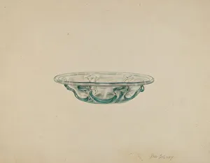 Silvay Van Prints: Dish, 1935 / 1942. Creator: Van Silvay