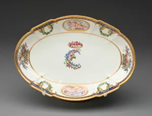 Dish from the Charlotte Louise Service, Sèvres, c. 1774 Dish from the Charlotte Louise Service, Sèvres, c. 1774