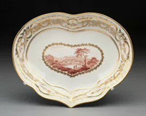 Derby Porcelain Manufactory England Gallery: Dish, Derby, 1780 / 95. Creator: Derby Porcelain Manufactory England